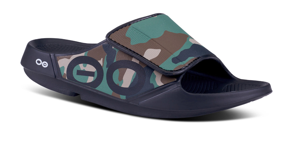 OOFOS Men s OOahh Sport Flex LTD Edition Slides Woodland Camo